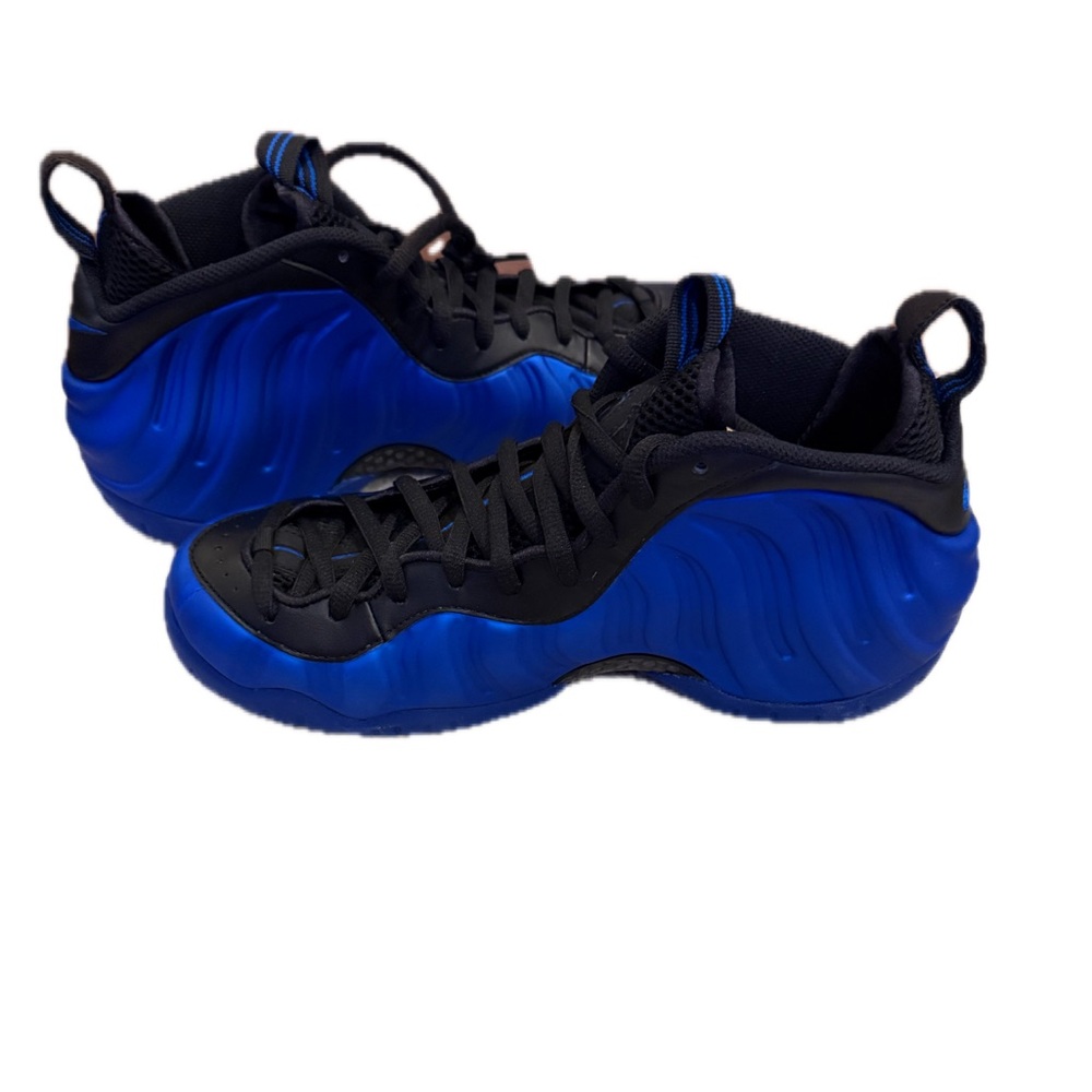 Nike Men's Black and Blue Foamposite Athletic Shoes (Hyper Cobalt) - Picture 5 of 6